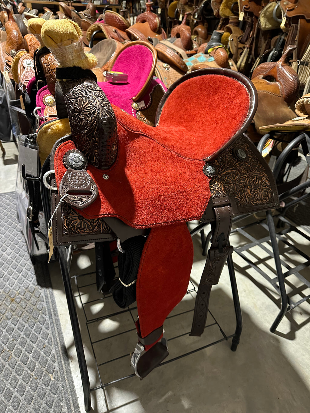 14” Silva RED hybrid light weight barrel saddle
