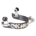 Bumper spur with rowels floral overlay