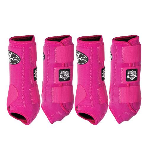 Professionals Choice large 4 pack pink Stike boots