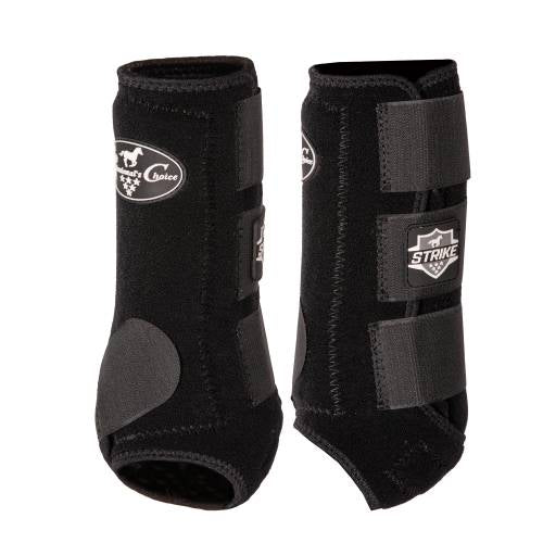 Professionals Choice medium front black Strike boots