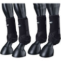 TOUGH1 BLACK MEDIUM MAX SPORT BOOTS WITH COOLTEX LINING - 4 PACK