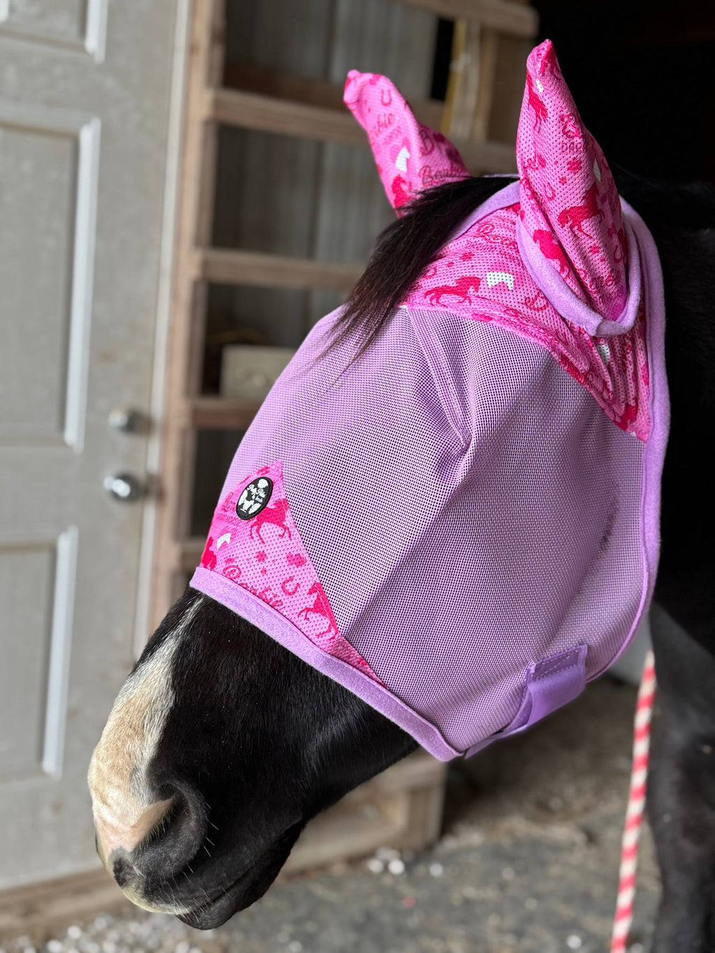 Fly mask horse size Pretty Polos by Jessie NO EARS