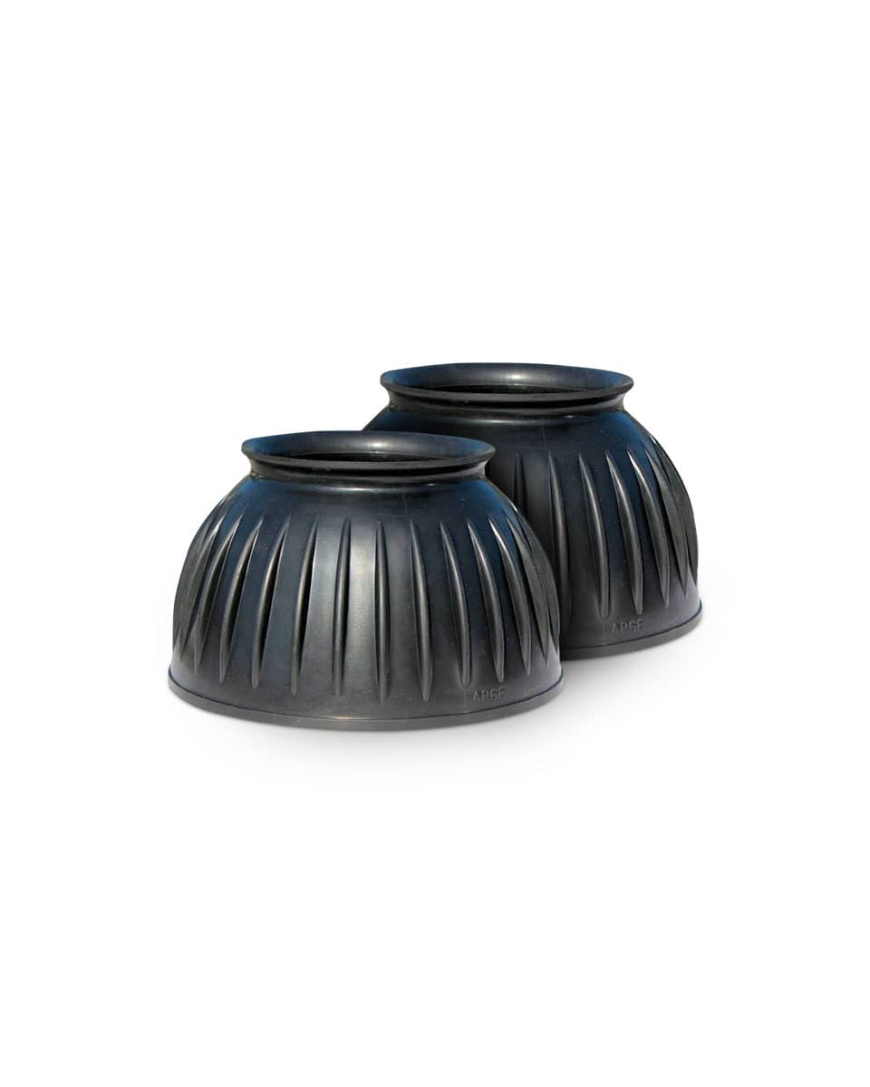 Professionals Choice pull on rubber bell boots black