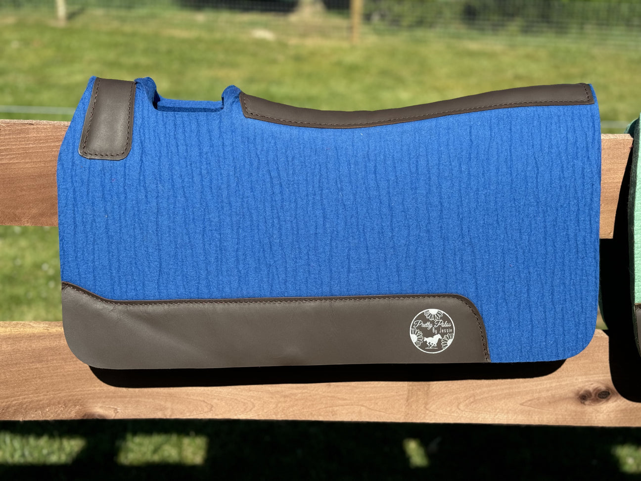 Royal Blue Saddle Pad by Pretty Polos by Jessie