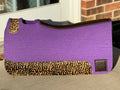 Purple Cheetah Saddle Pad by Pretty Polos by Jessie