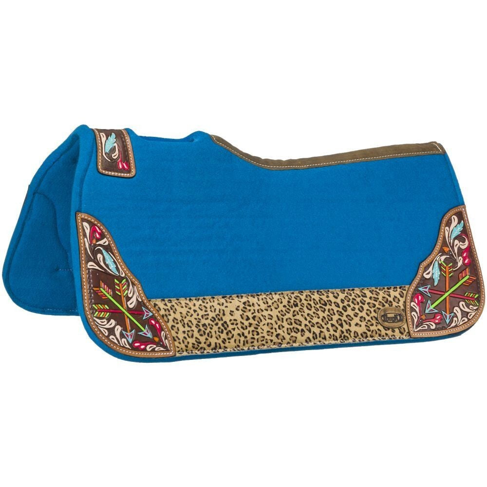 Hand painted arrow saddle pad by Tough 1