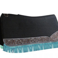 32” x 31” felt pad with fringe