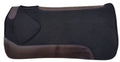 Shoulder build up black felt saddle pad