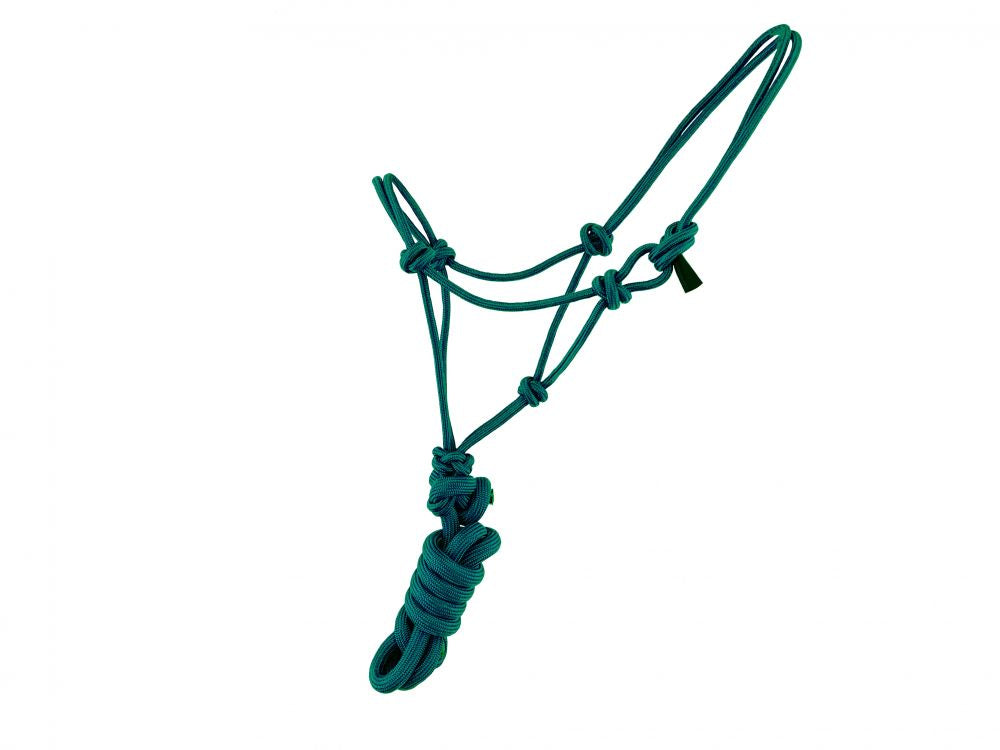 Mini/ small pony adjustable cowboy knot halter with matching lead