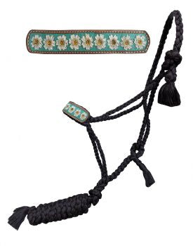 Design mule tape halter with lead