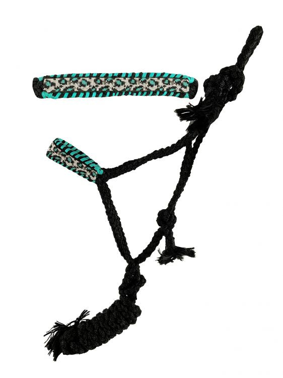 Design mule tape halter with lead