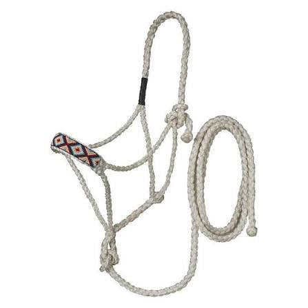 Design mule tape halter with lead