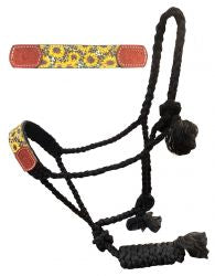 Design mule tape halter with lead