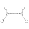 Reverse Gag Bit with Chain Mouthpiece